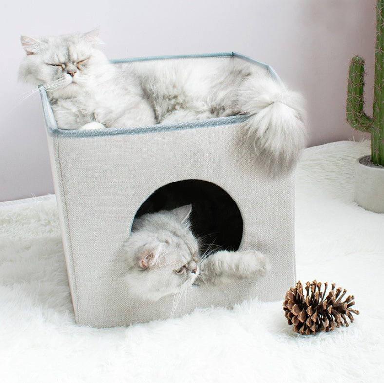 Pet Nest Folding Four-Season Universal Removable & Washable Bed