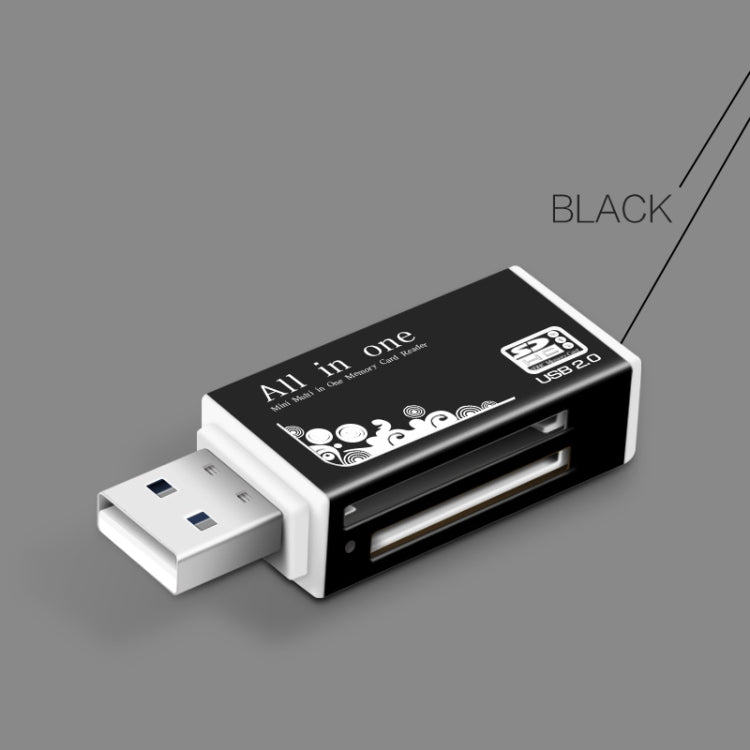 Multi in 1 Memory SD Card Reader for Memory Stick Pro Duo Micro SD,TF ...