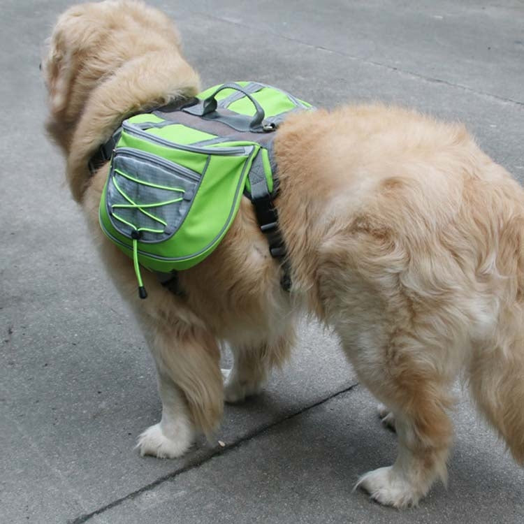 Self-Portable Backpack For Dogs Out Of The Backpack Breathable Mesh Pet Bag, Specification: S(Green)