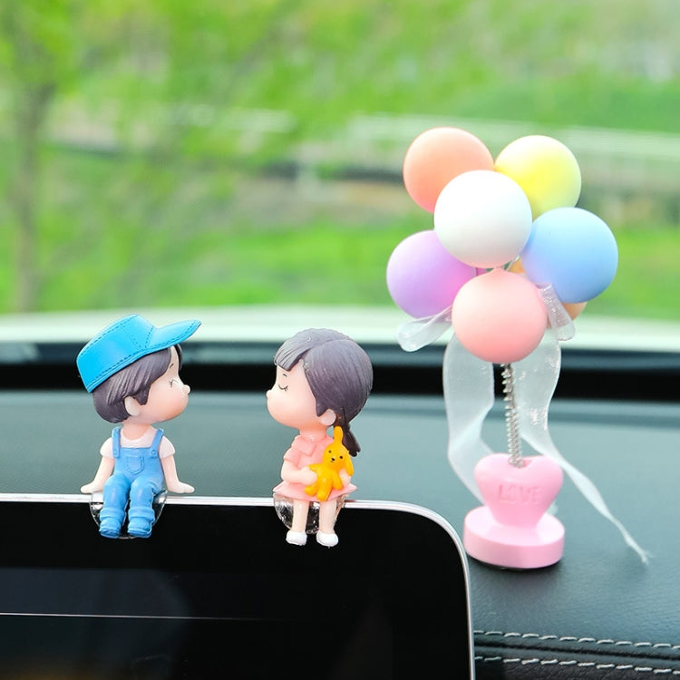 In Car Ornament Lovely Kissing Couple Doll