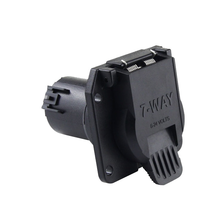 2 PCS VS170U-1 6-24V 7P Waterproof Trailer Plug Socket Connector RV