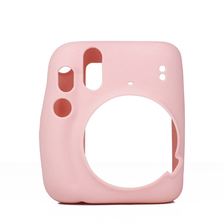 Camera Jelly Color Silicone Protective Cover For Fujifilm Instax mini 11, Jelly Color White, Jelly Color Pink, Jelly Color Blue