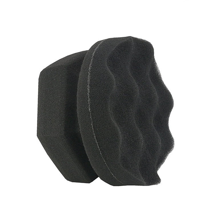 Hand-Grabbing Waves High Density Car Tire Wax Sponge Leather Wax