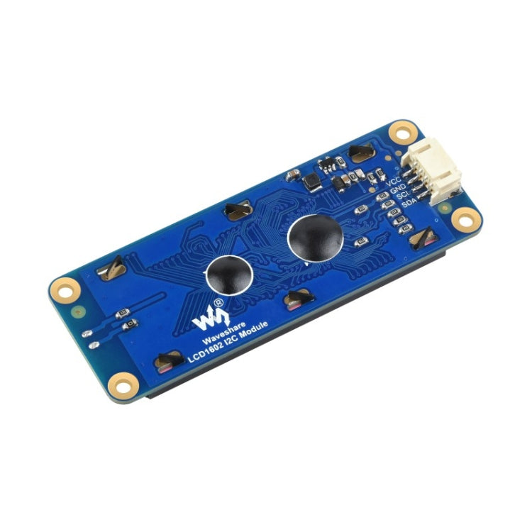 Waveshare 23991 LCD1602 I2C Module, White with Blue Background, 16x2 C ...