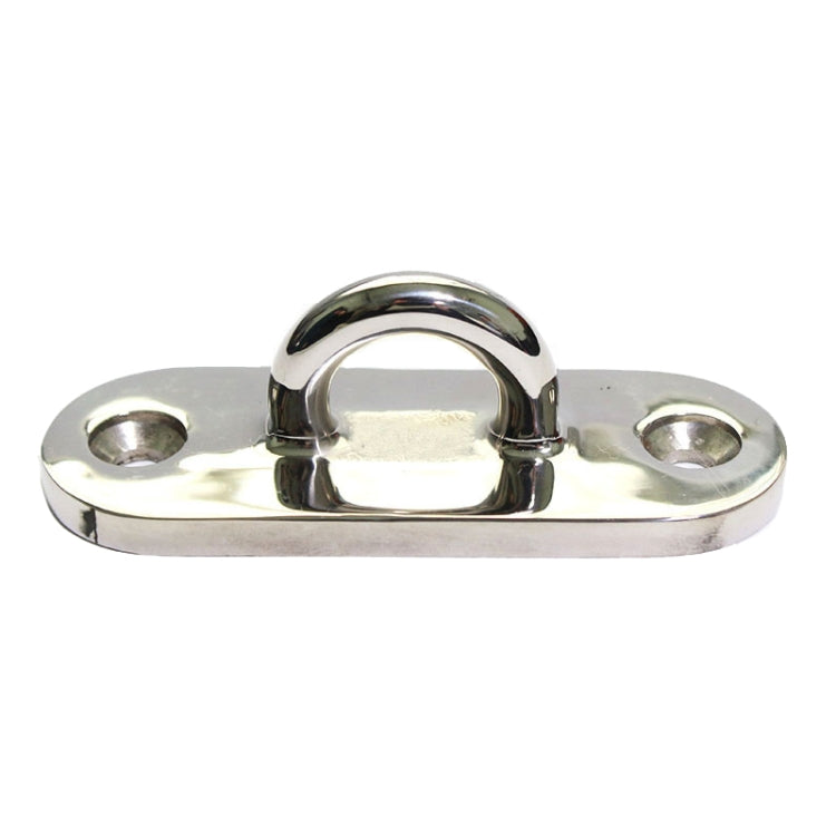 316 Stainless Steel Oval Boat Plate Seat Hand Rowing Boat Fixed Seat