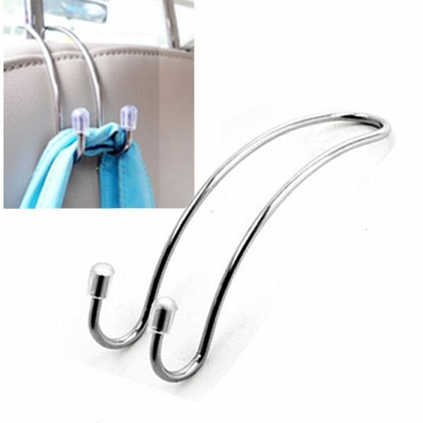 Clips Automotive Metal Car Seat Hook Auto Headrest Hanger Bag Holder