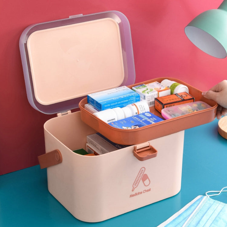 Household Plastic Small Medicine Box Portable Medicine Storage Box, 27 ...