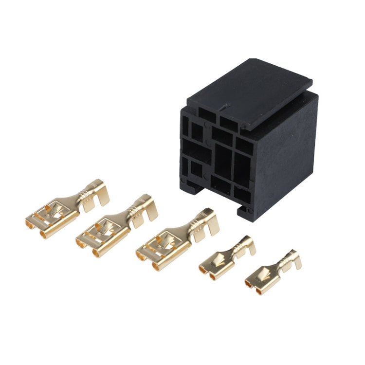 20 Sets D2K5PS 5-pin Automotive Plastic Handle Relay Socket with