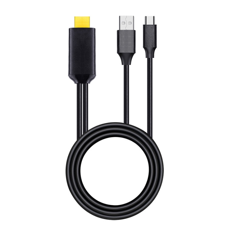T2 Type C USB To HDMI-Compatible 4K 60Hz HD Cable TV Screen Connector for Phones, Tablets, Laptops, Projectors