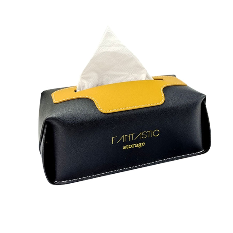 SJM0041 Car PU Paper Tissue Box Hotel Napkin Paper Box Toilet Paper