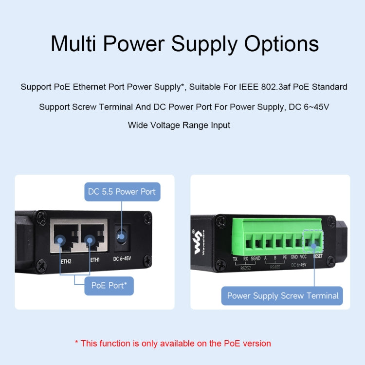 Waveshare RS232 RS485 To RJ45 Ethernet Serial Server, 25108, 25391 ...