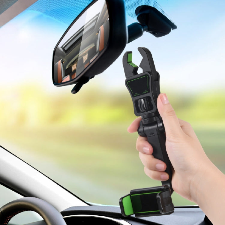 Car Rearview Mirror Mobile Phone Holder Pillow Universal Car Mobile