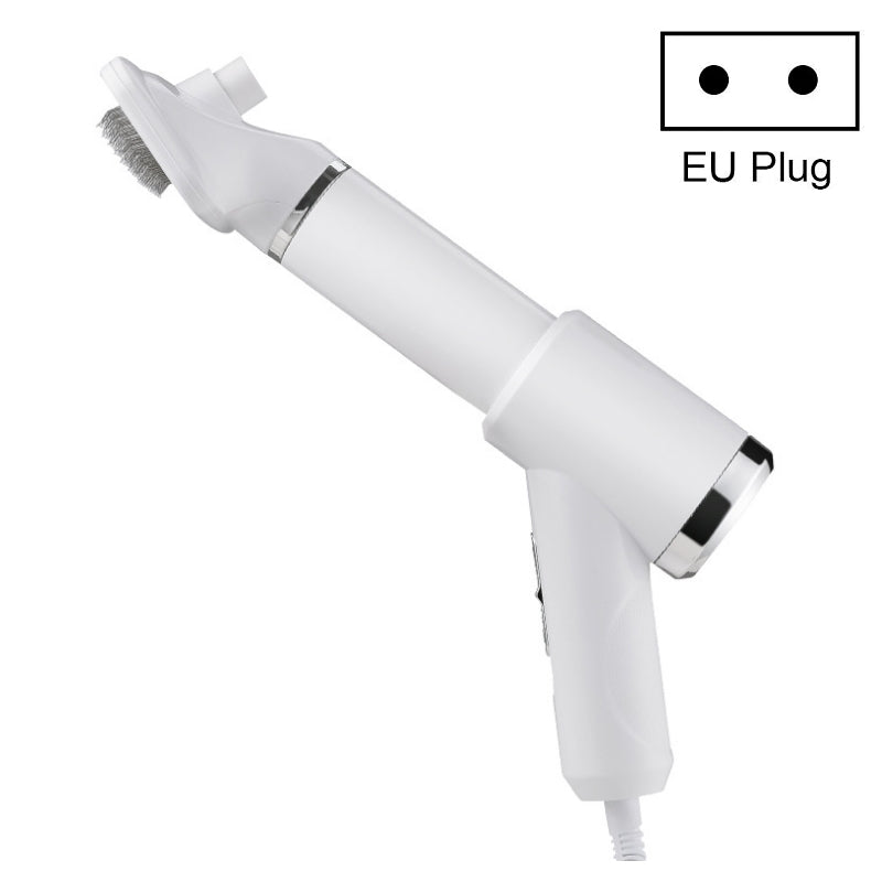 Pet Electric Comb Cat And Dog Brushing Cleaning Hair Dryer, Specification: EU Plug(3 Generation 866 White)