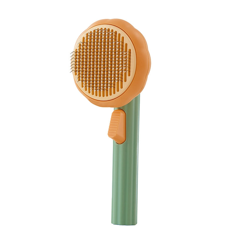 Cat Comb Remove Floating Hair Dog Comb(Yellow)