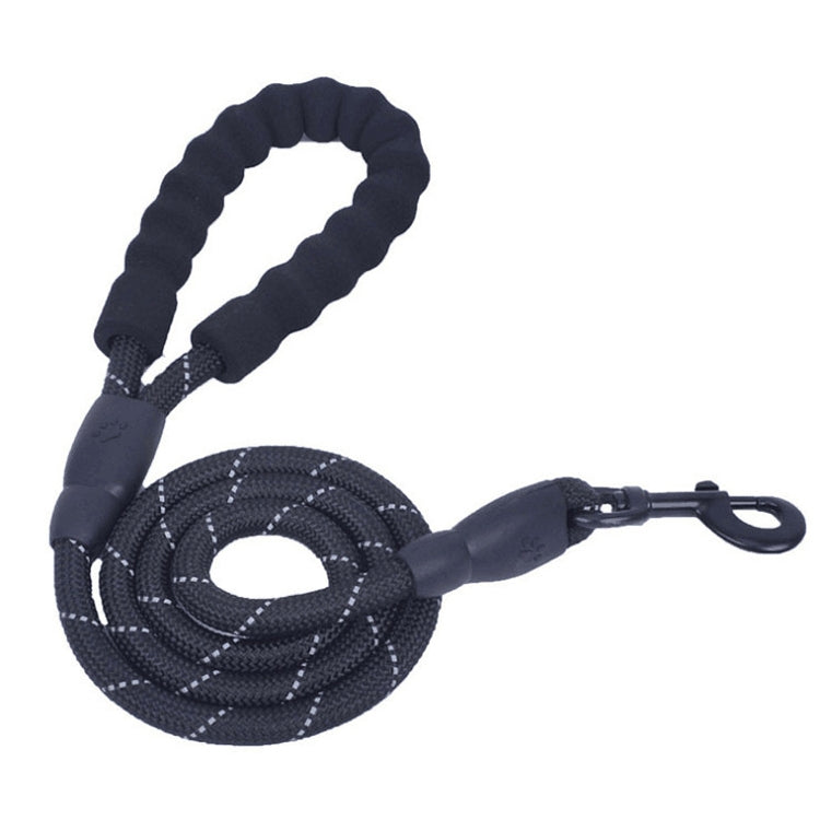 Pet Supplies Reflective Dog Pull Rope, Size: Length 150cm Thick 1.2cm(Black)
