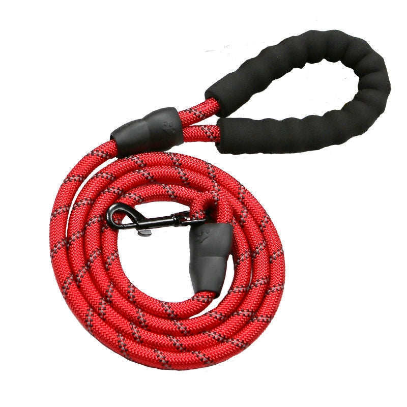 Pet Supplies Reflective Dog Pull Rope, Size: Long 150cm Thick 0.8cm(Red)