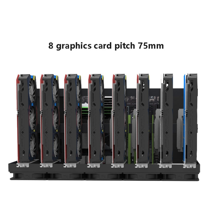 GR-8K605 Open Chassis 6 Card 8 Card Fixed Bracket | Bulky Mart