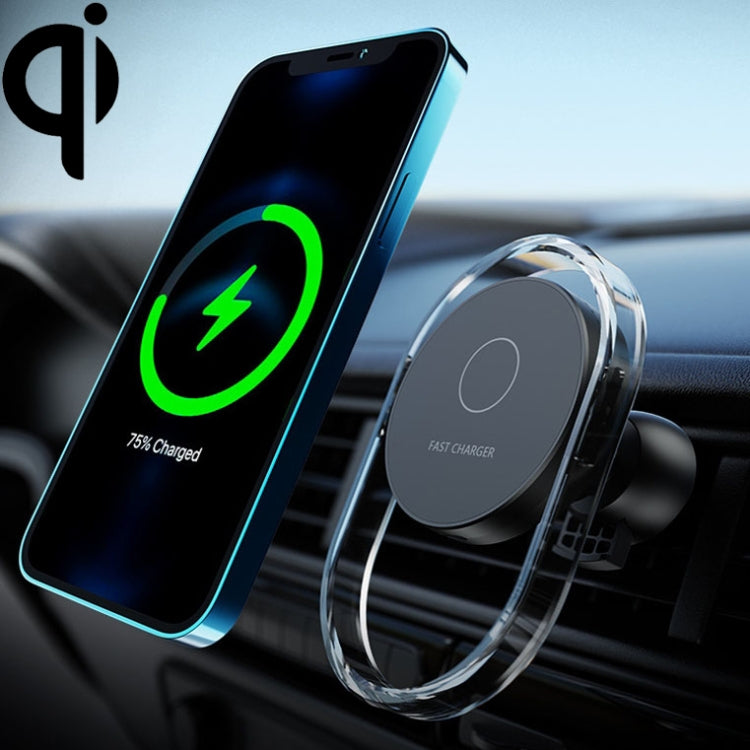 F9199 15W MagSafe Magnetic Car Wireless Charger Phone Bracket