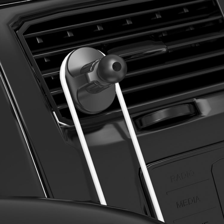 6 PCS Car Air Outlet Mobile Phone Bracket Base Can Clip Data Cable
