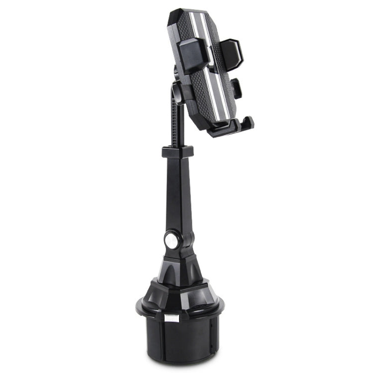 Central Control Cup Holder Adjustable Length Mobile Phone Bracket Car