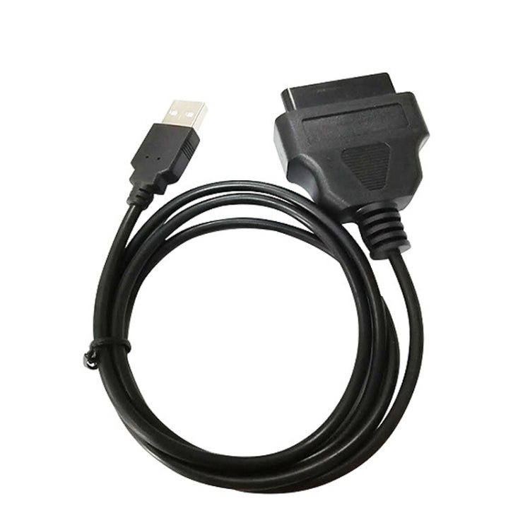 16PIN USB AM To OBD2 Female Conversion Cable Car Computer Diagnostic