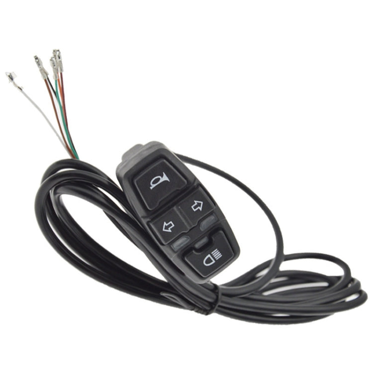 3 In 1 Switch Mountain Car Skateboard Horn Headlights Turn Switch