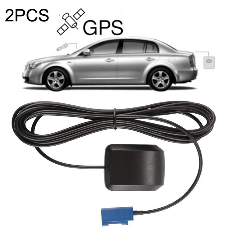 2PCS Car DVD Navigation GPS Satellite Antenna Amplifier FAKRA-C