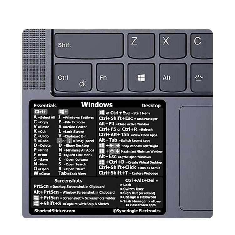5 PCS PC Reference Keyboard Shortcut Sticker Adhesive for PC Laptop Desktop, Lightroom, For iPad, Photoshop, For Window Colored, Cat, Foot, For Mac Shortcuts, Keys