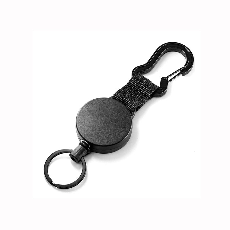 Retractable High Elastic Wire Rope Gourd Shaped Key Chain