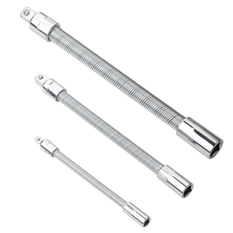 3 PCS/Set 1/4-3/8-1/2 Sleeve Extension Bendable Universal Joint Rod