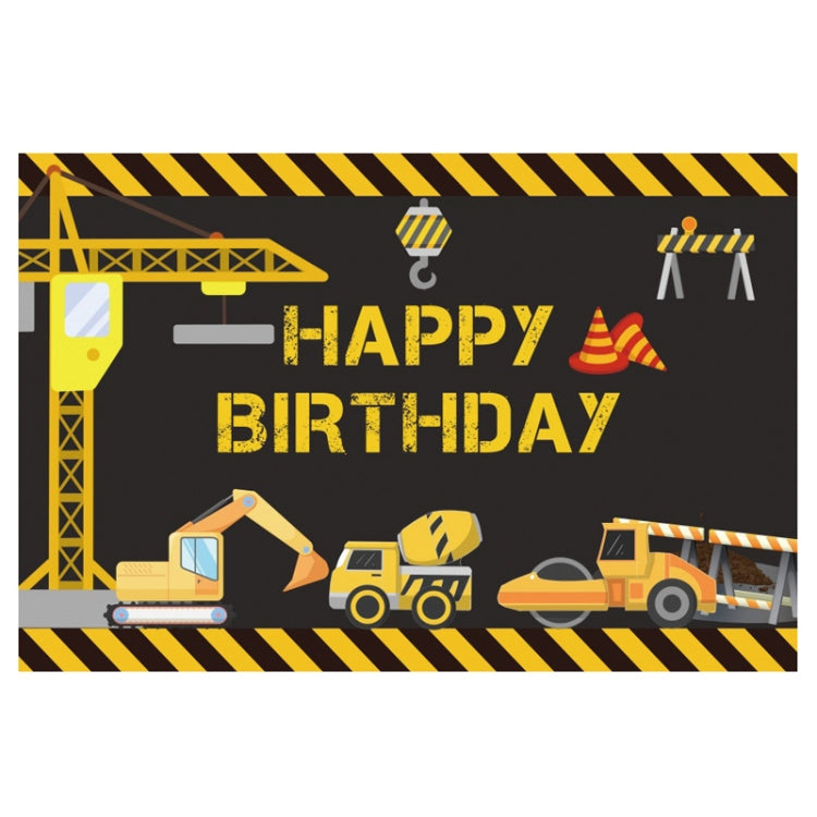 1.2m x 0.8m Construction Vehicle Series Happy Birthday Photography Background Cloth, 1.2m x 0.8m (11604130), 1.2m x 0.8m (12007646), 1.2m x 0.8m (12200968), 1.2m x 0.8m (11408682), 1.2m x 0.8m (12008733), 1.2m x 0.8m (12009897)