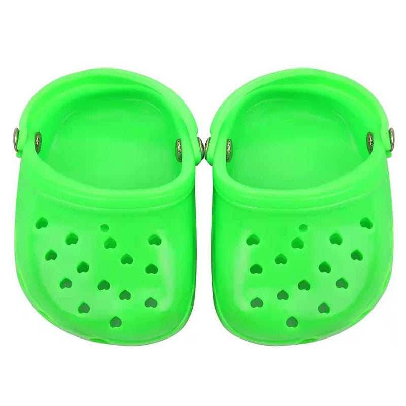 PETS119 2pcs Pet Cave Shoes Dog Slippers Beach Shoes(Green)