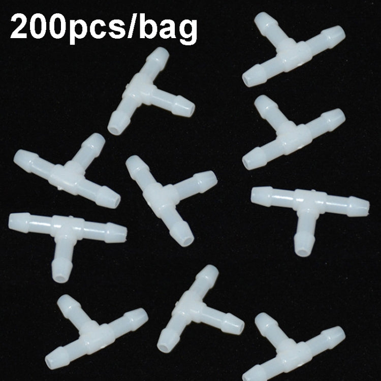 200pcs/bag Universal Car Spray Hose Connector Connection Tube Plastic