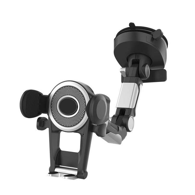 ZJ137 Suction Cup Car Phone Holder 2 In 1 Number Plate Phone Stand
