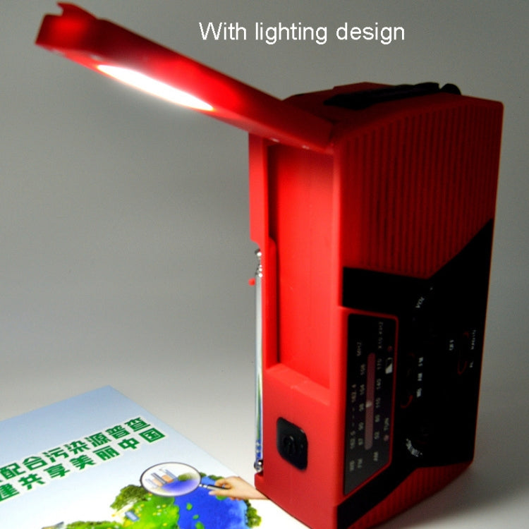 Emergency Radio Portable Hand Crank Solar Powered Radio, AM/FM/NoAA 20 ...