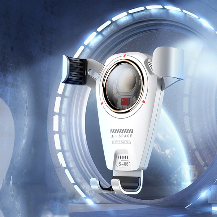 S-06 Car Air Outlet Gravity Holder Retractable Rotating Mobile Phone