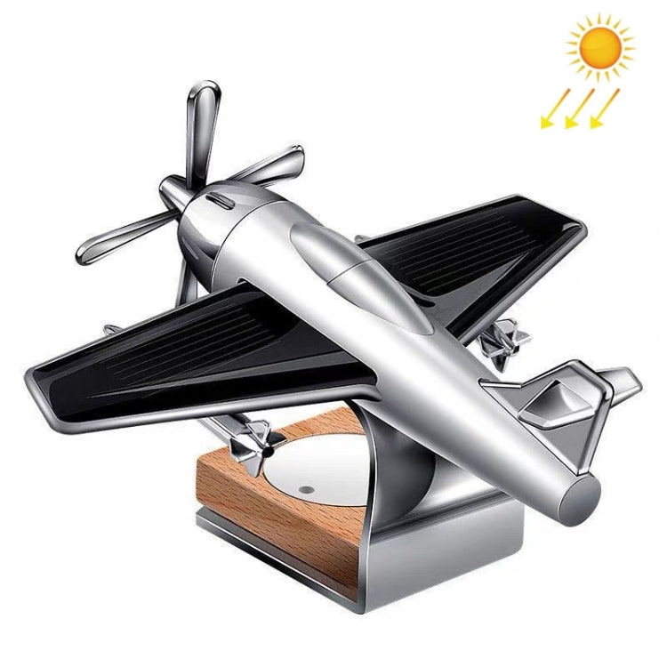 Solar Car Airplane Ornament Solid Aroma Diffuser Car Rotating