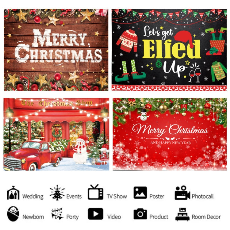 150 x 100cm Peach Skin Christmas Photography Background Cloth Party Room Decoration, 1