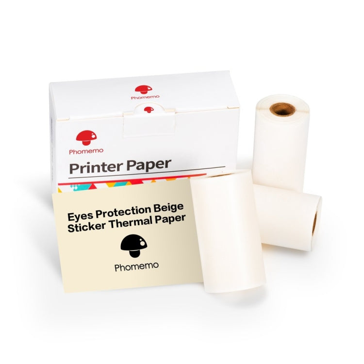 For Phomemo M02 / M02S / M02 Pro 3rolls /Pack 53mm 10 Years Eyes