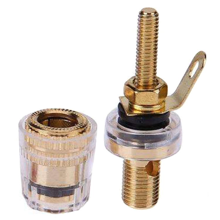 Medium Extended Transparent Terminal Block 4mm Banana Socket Audio Amp ...