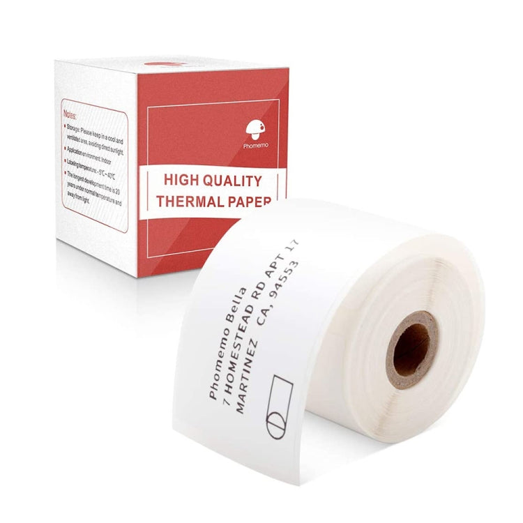 For Phomemo M110 / M200 130pcs /Roll 40x60mm Square Self-Adhesive