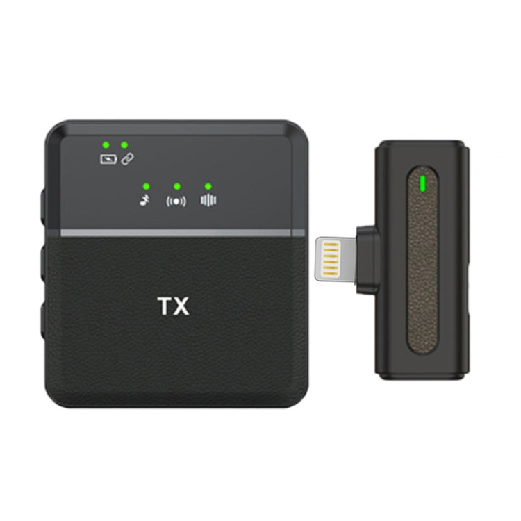 Wireless Lavalier Microphone One To One Live Recording Noise Canceling Mics, Type-C, 8 Pin
