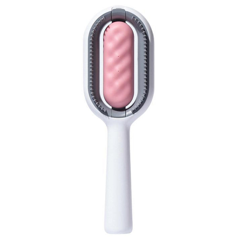 Pet Cats With Water Tank Hair Removal Comb Cleaning Hair Brush, Style: Long Hair (Pink)