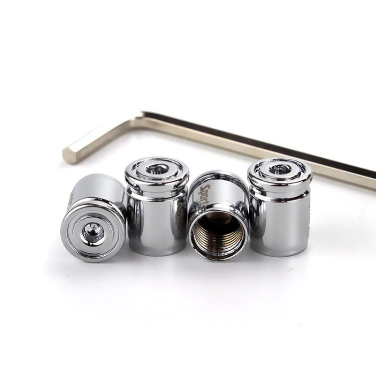 4pcs /Set Sport Anti-Theft Car Tire Valve Caps Universal Valve Cover