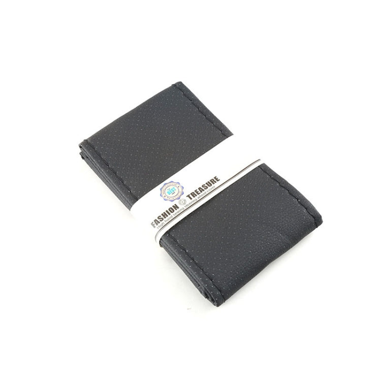 Hand-Sewn Microfiber Non-Slip Steering Wheel Cover Universal Turning