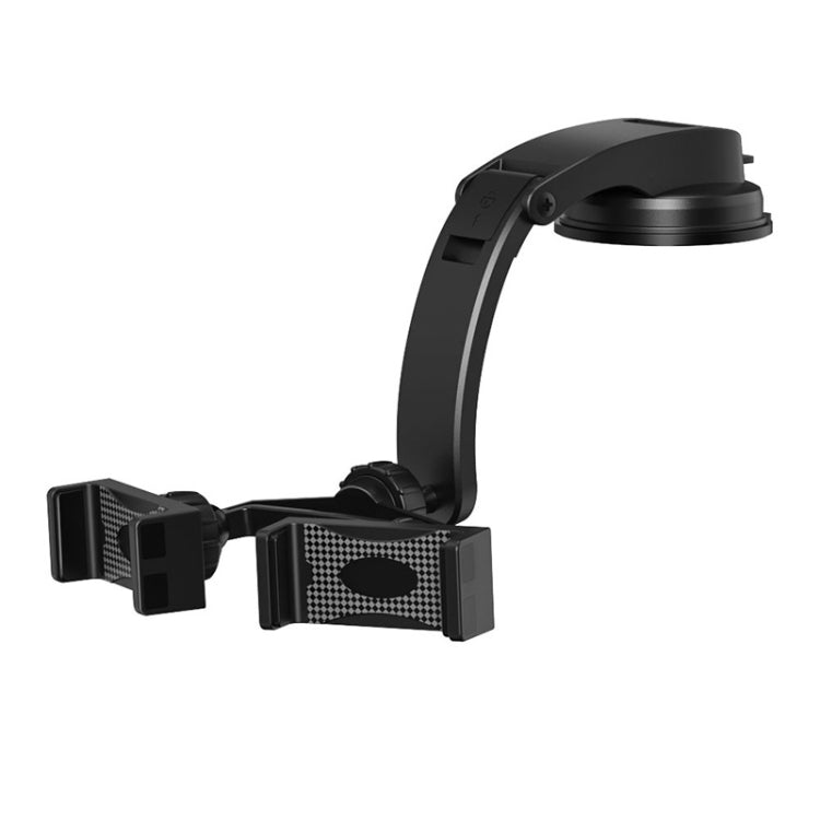 Car Dashboard Suction Cup Double Chuck Mobile Phone Holder