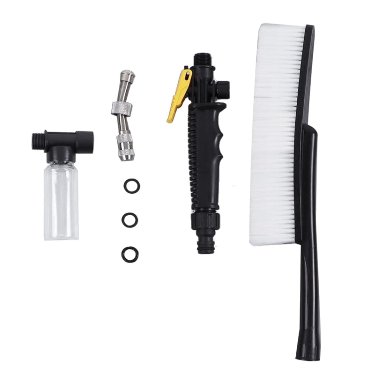 High Pressure Car Wash Nozzle Soft Bristle Long Handle Brush Foam
