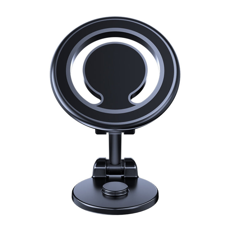 Magnetic Folding Car Phone Holder Rotatable Dashboard Stick-On