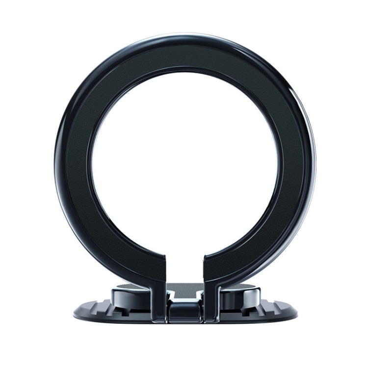Magnetic Folding Car Phone Holder Rotatable Steering Wheel Stick-On