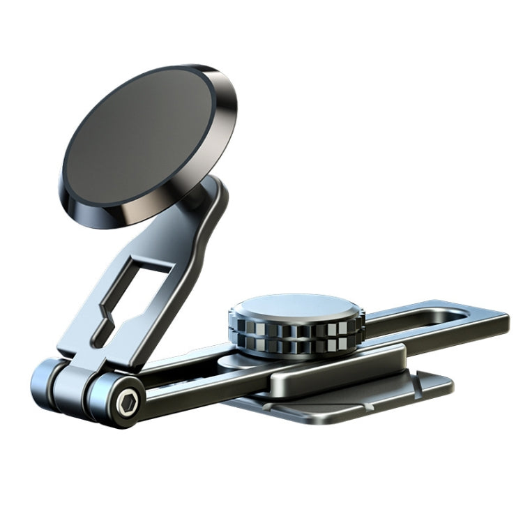 Foldable Suspension Car Phone Holder Magnetic Slide Type Metal